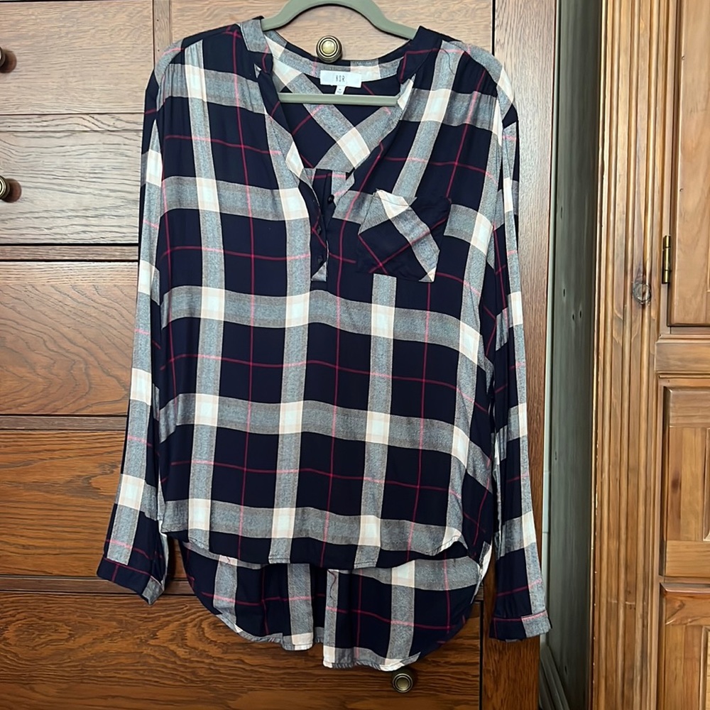 COPY - Half button flannel